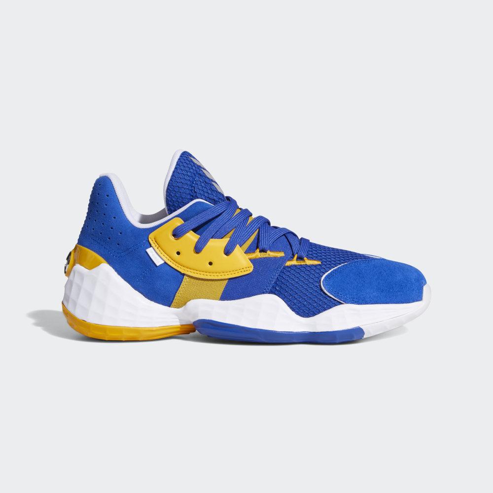 Adidas Men's Harden Vol. 4 Su Casa Basketball Shoes Royal/Gold/White Ireland FW7497